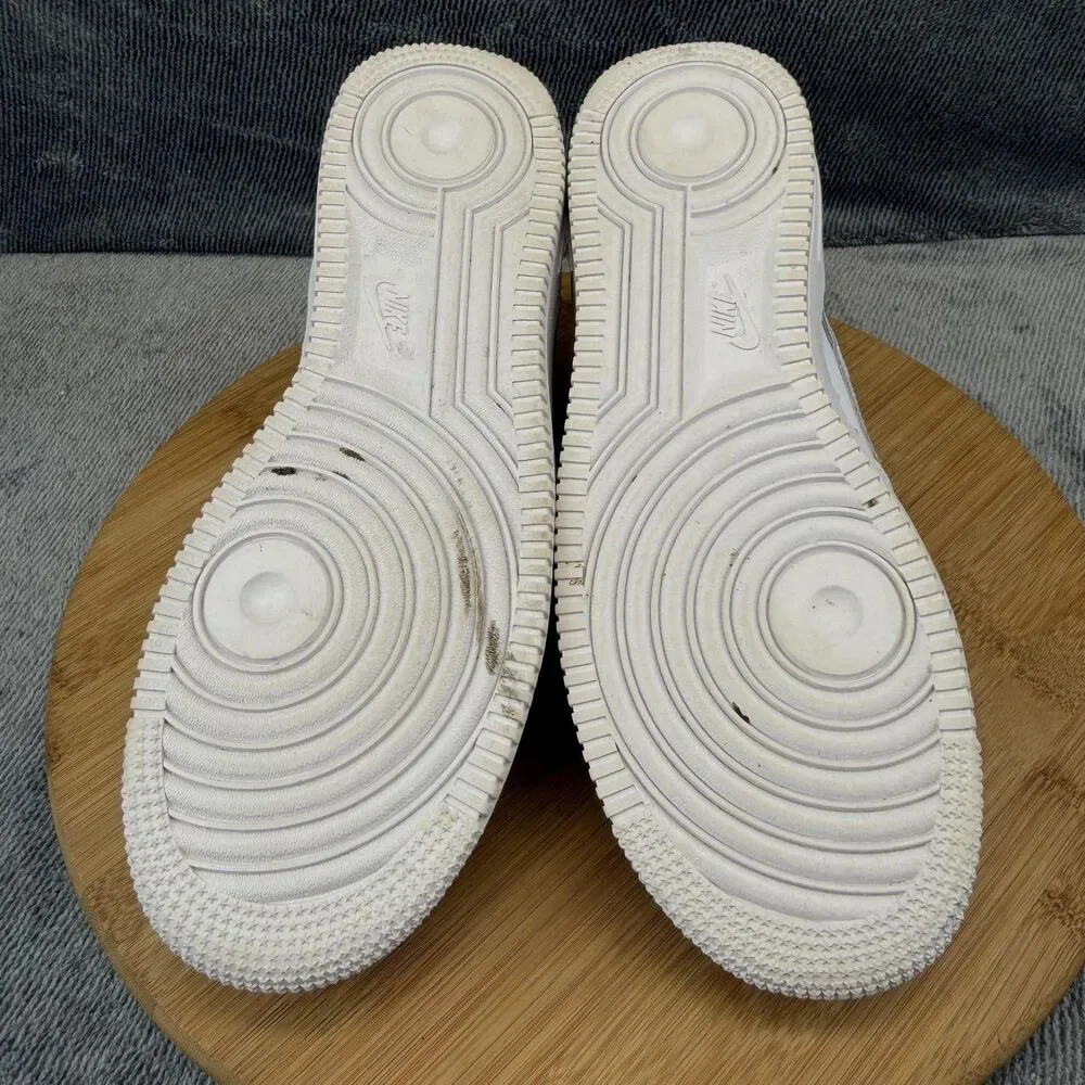 Nike Air Force 1 Low Shoes Boys Size 7Y White Leather Casual Sneakers DH2920-111